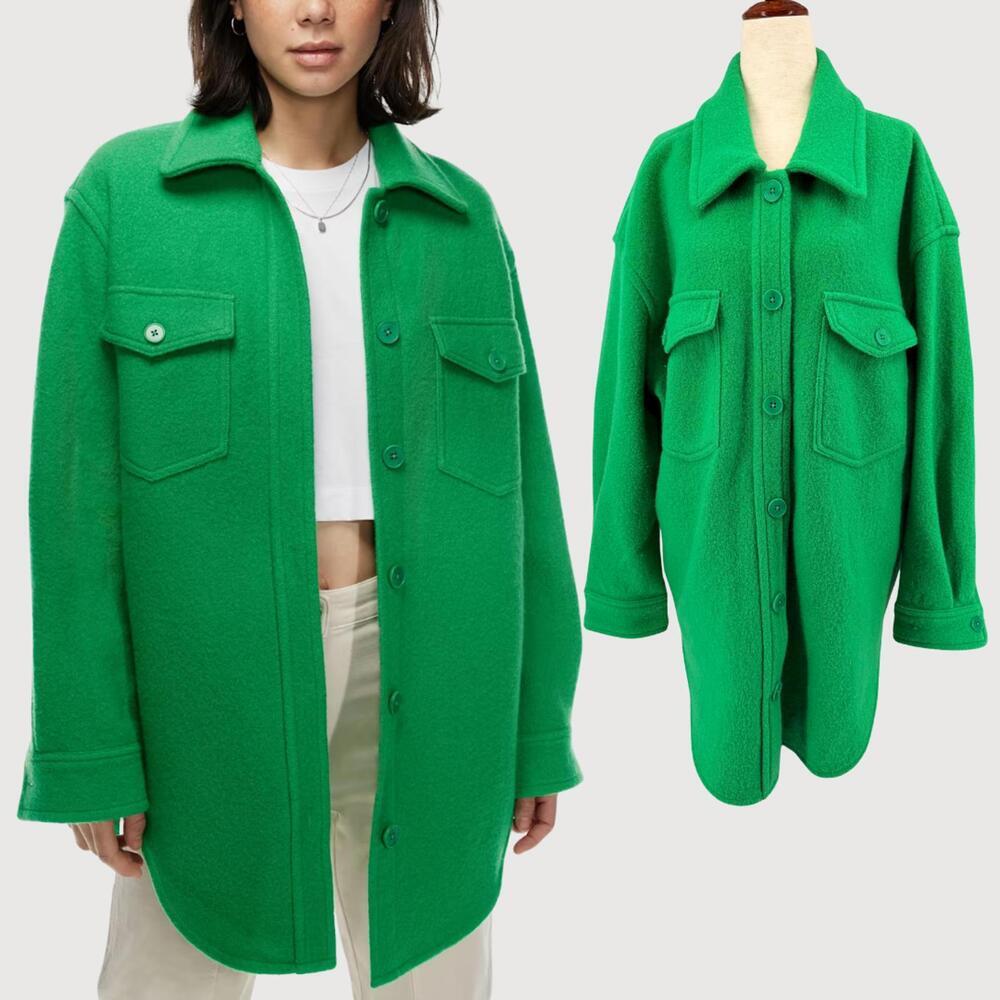 Aritzia Wilfred Free Ganna Jacket Merino Wool XL - Picture 1 of 9